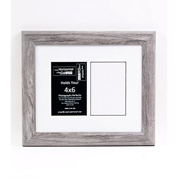 Creative Letter Art 5 Opening Driftwood Like Picture Frame  with Glass to hold 4 